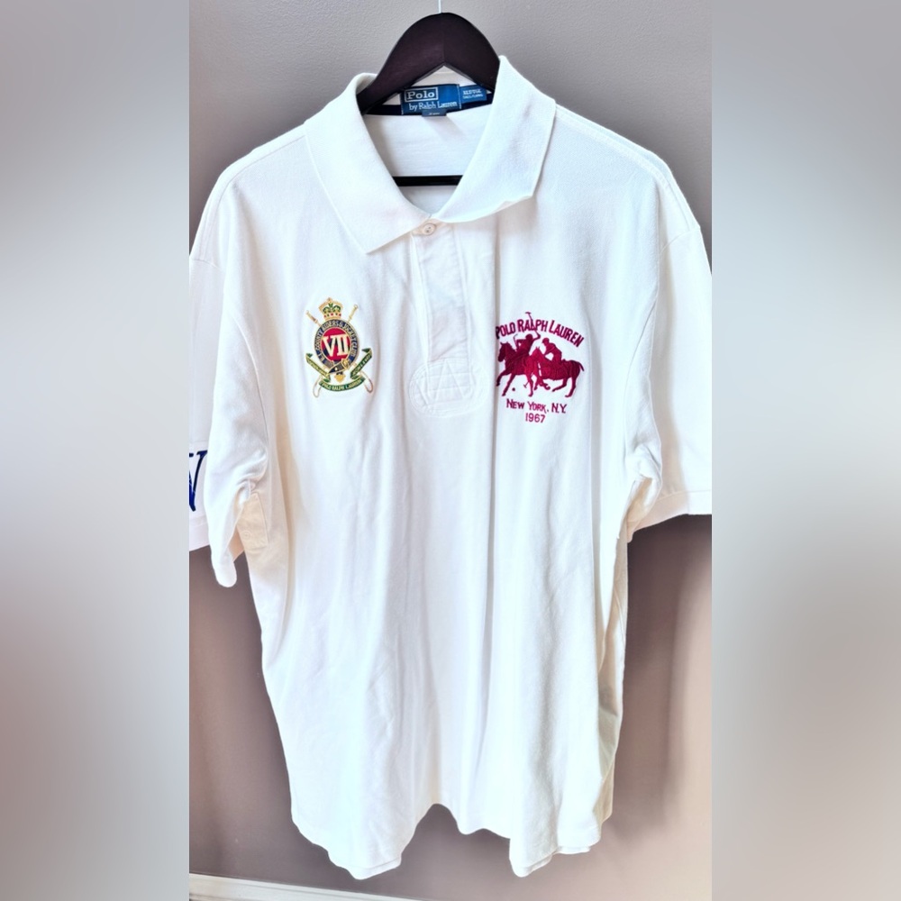 Men’s Polo by Ralph Lauren RL County Riders & Jockey Club New York Polo Shirt - Picture 2 of 6